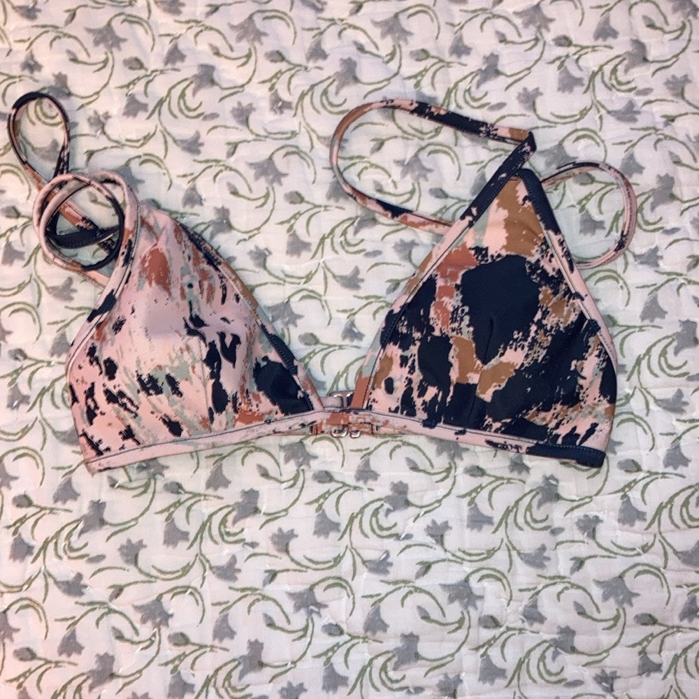 Colourful bikini top